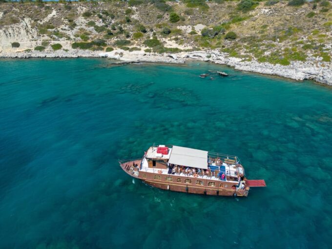 Kolympia : Transfer & Cruise to Lindos With Swimming Stops - Swimming Locations and Duration