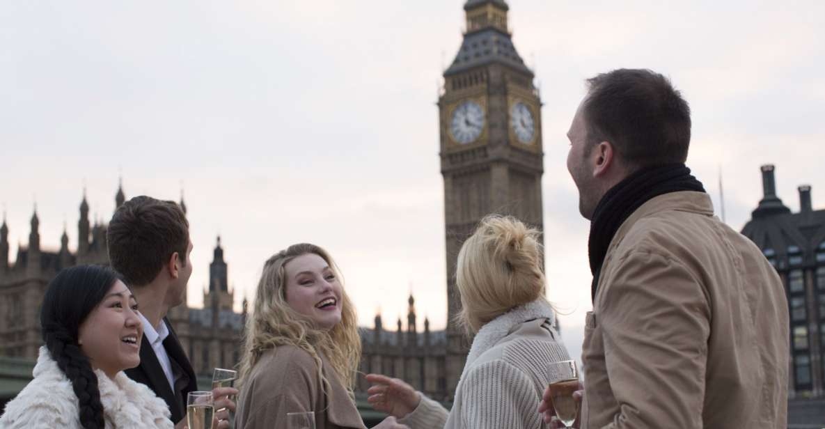 London: River Thames Evening Cruise With Bubbly and Canapés - What to Expect