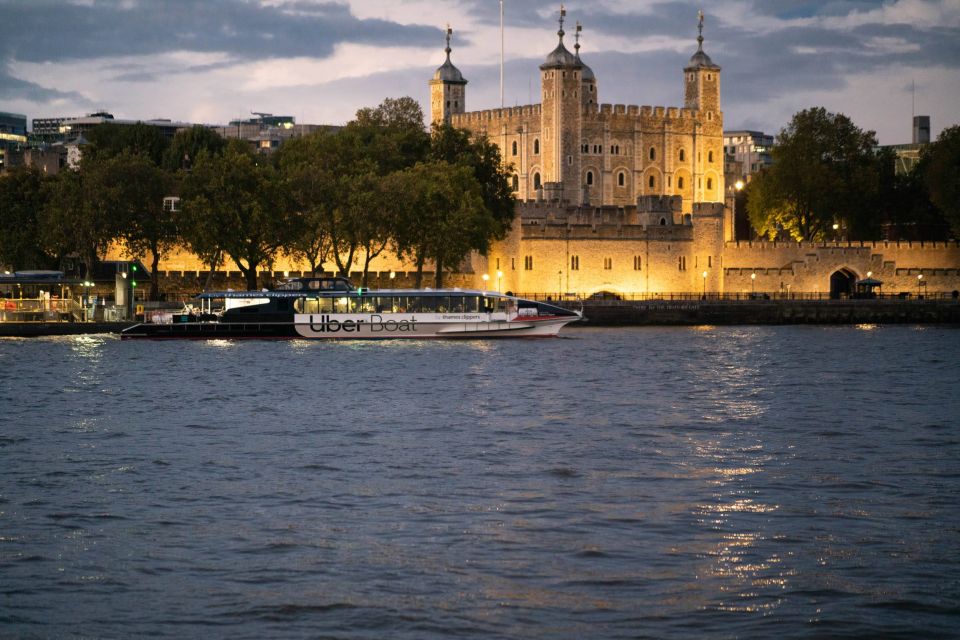 London: Uber Boat by Thames Clippers Single River Ticket - Convenient Piers and Departures