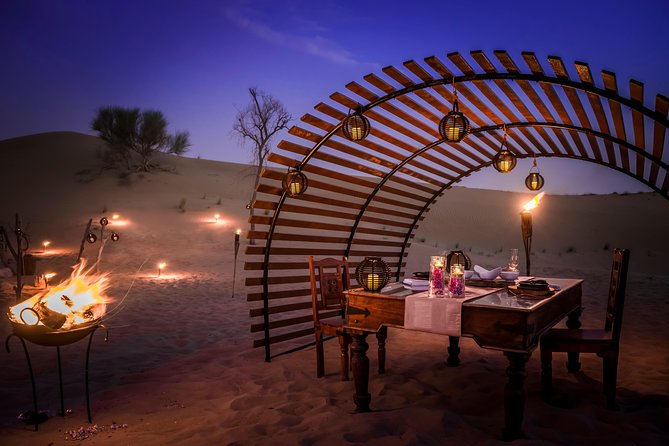 Luxury Desert Safari With Michelin-Curated Fine Dining Experience - Additional Perks and Services