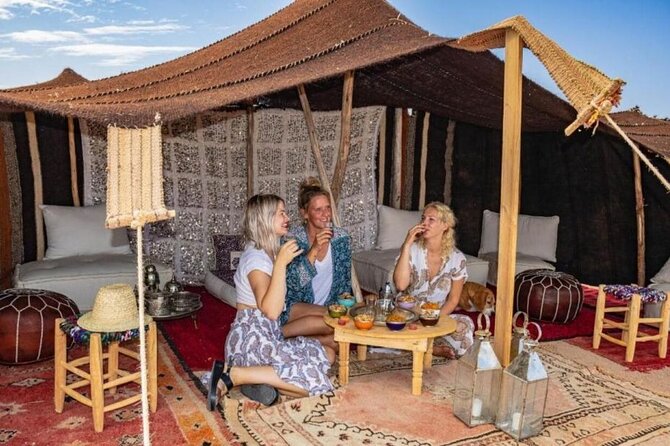 Marrakech: Agafay Desert Sunset Dinner With Show and Transfers - Accessibility Options