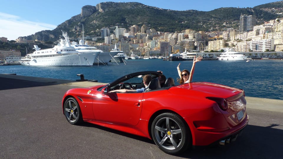 Monaco: 2 or 3 Hour Sight-driving in a Ferrari California T - Booking and Pricing