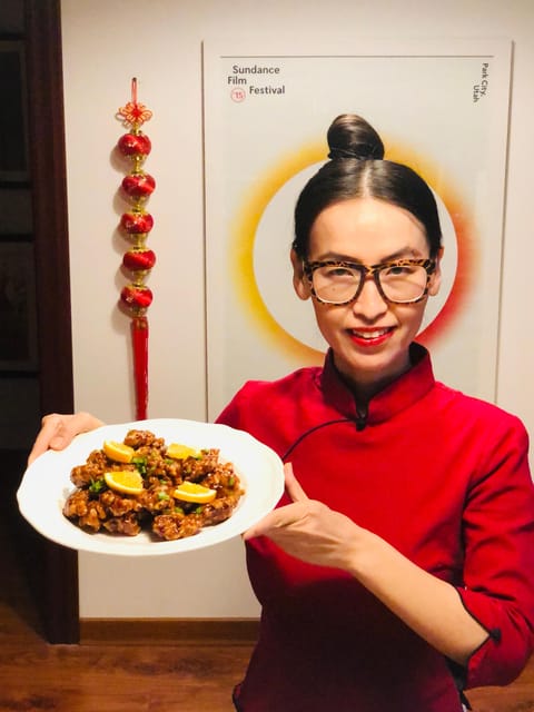 Online Cooking Class Orange Chicken by Chef Sunflower Li - Flexible Scheduling