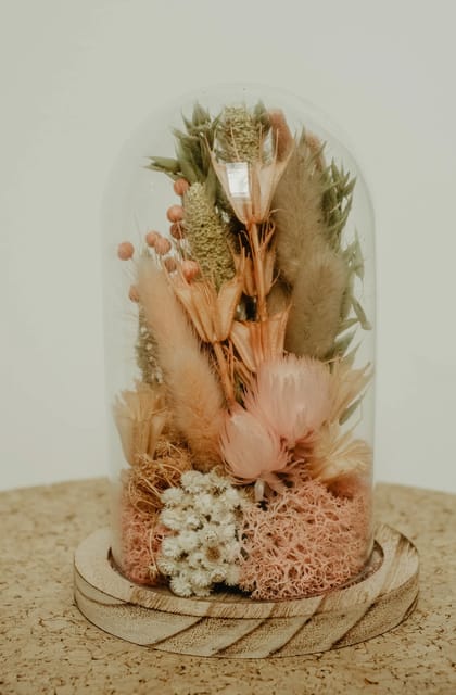 Paris: Create Dried Flower Bell Jar Workshop in Paris - Stunning Floral Arrangements