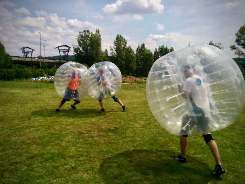 Prague: Bubble Football and Archery Combo Experience - Important Reminders