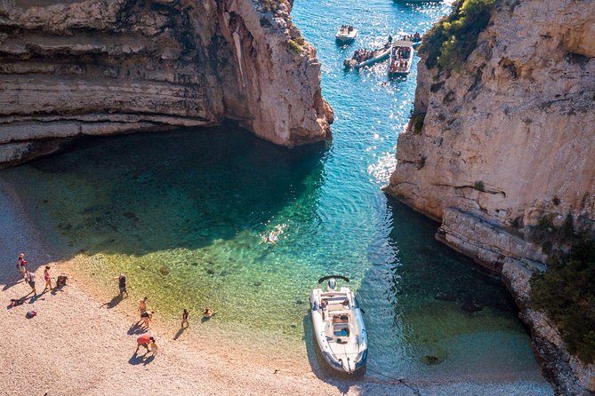 Private Blue Cave 5 Islands Tour From Trogir - Visiting the Green Cave