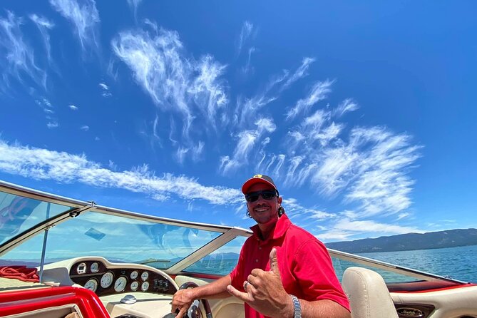 Private Boat Charter Emerald Bay in the Grateful Red - Memorable and Highly Recommended