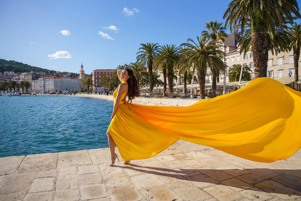 Private Flying Dress Photo Session in Split, Croatia - Pricing and Cancellation