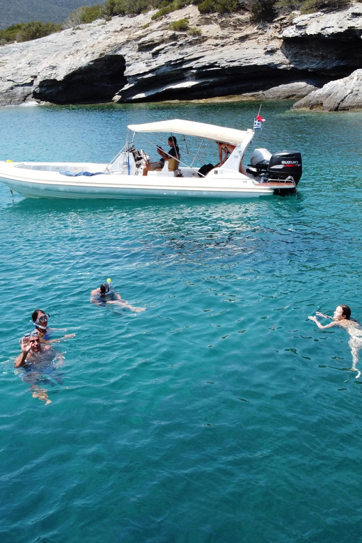 Private RIB Boat Cruise & Snorkeling Petalioi Marmari - Meeting Point