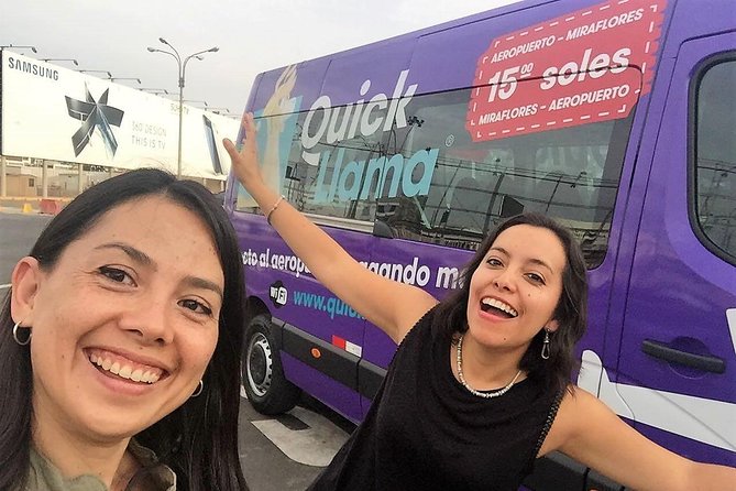 Quickllama: Transfer From Miraflores Kennedy Park to Lima Airport - Booking and Cancellation Policy