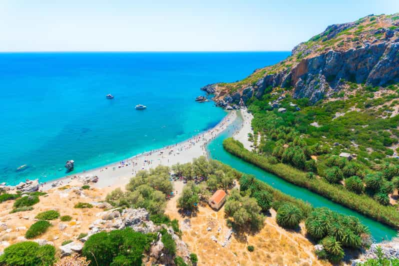 Rethymno, Damnoni Beach and Preveli Tour With Private Cruise - Pickup and Drop-off Locations