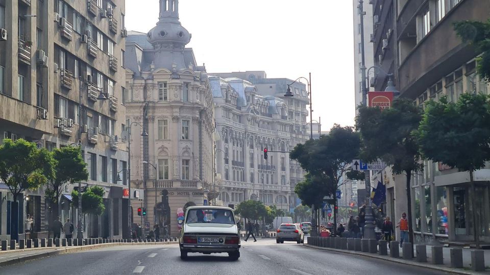 Romanian Vintage Car Driving Tour of Bucharest - 90min - Driving Experience Insights