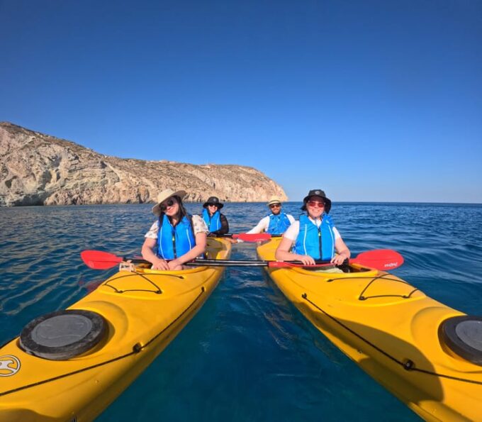 Semi-Private Half Day Kayaking Tours in Milos - Kayaking Safety and Guidance