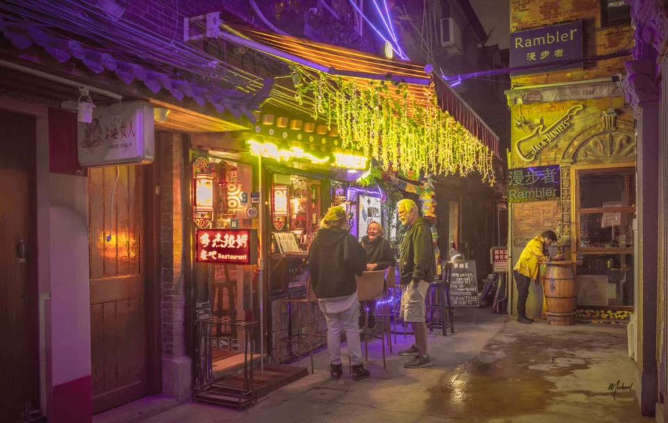 Shanghai: 4-Hour Nightlife Adventure & Tasting Bike Tour - Experiencing the Citys Illumination