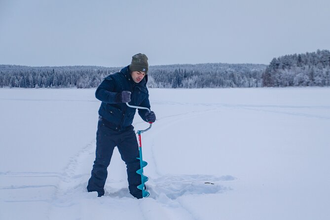 Snowshoeing Adventure With Ice-Fishing, Fire and Survival - Foraging for Medicinal Flora