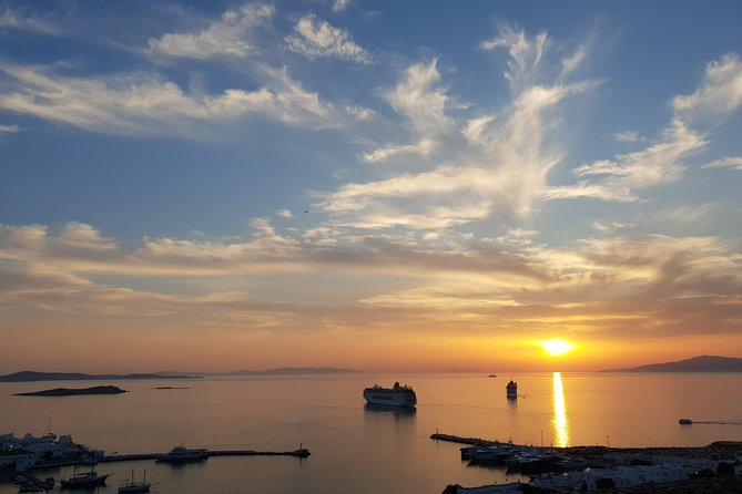 Sunset Cruise to Rhenia& Little Venice With Transfer - Booking and Cancellation Policy