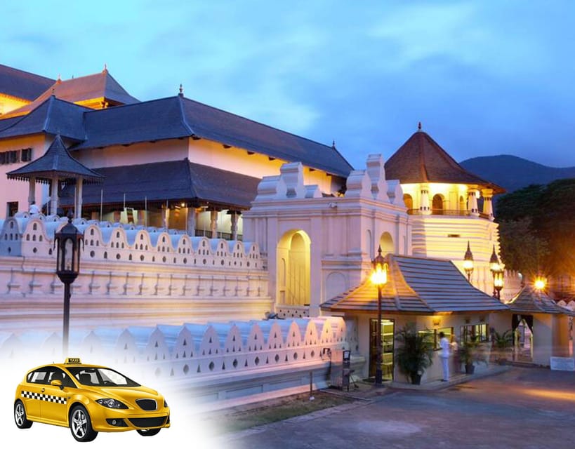 Taxi Service From Sigiriya, Habarana, or Dambulla to Kandy - Cancellation Policy