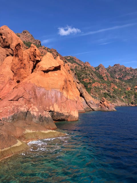 Visit Scandola Calanques Piana 2h Stop Girolata 12 Seat Boat - Swim in Turquoise Waters