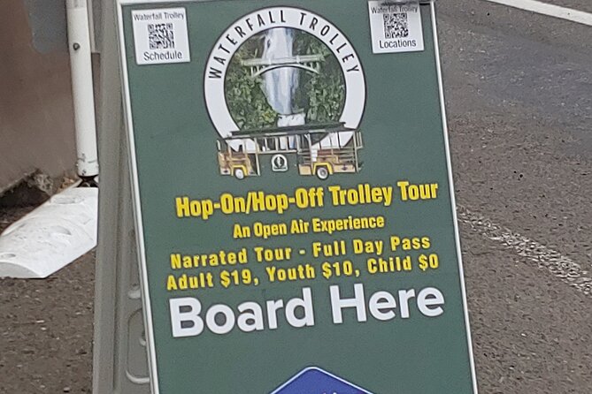 Waterfall Hop-On Hop-Off Trolley Tour Multnomah Falls Day Pass - Scenic Views and Photography Opportunities