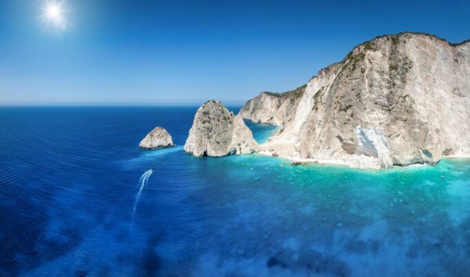 Zakynthos: Boat Tour to Mizithres, Caves and Hidden Gems - Starting Location and Stops
