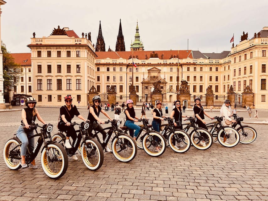 Bachelorette/Bachelor Party - City Sightseeing E-Bike Tour - Discover Pragues Landmarks