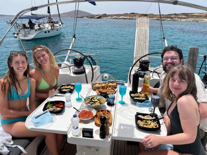 Delos-Rhenia Islands With Lunch/Drinks/Pick up Hotel/Cruises - Delos Archeological Site Admission Fees