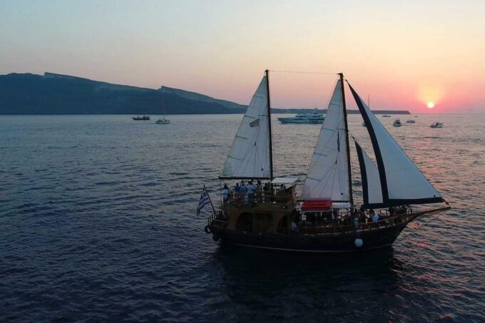 Fira: Sunset Cruise With Volcano Hike, Hot Springs & Wine - Tour Availability and Duration
