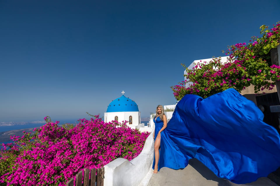 Flying Dress Photoshoot Santorini - Booking and Cancellation Policy