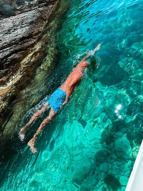 From Vis: Speed Boat Tour Along South Shore of Vis - Green Cave, Croatia