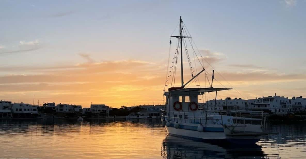 Paros: Paros Bay Sunset Boat Tour With Snorkeling - Relaxed and Comfortable Experience