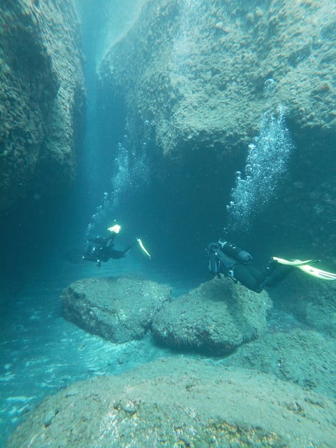 Scuba Diving in the Volcanic Caldera/shorelines of Santorini - Accessibility and Transportation