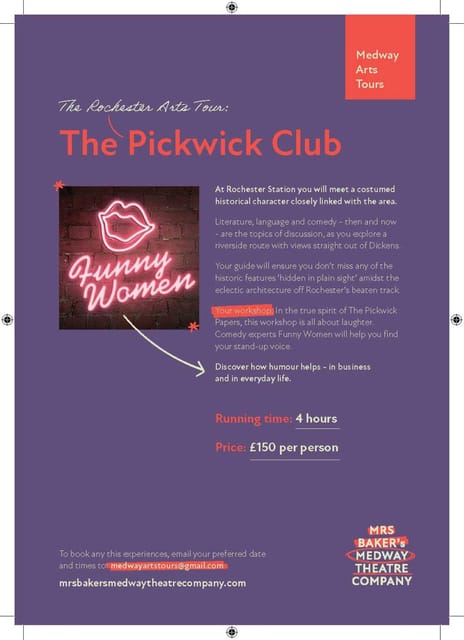 The Pickwick Club - The Rochester Arts Tour - Sum Up