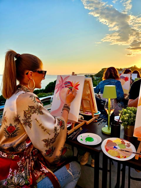 Split: Rooftop Painting- Painting on the Rooftop by the Sea. - Frequently Asked Questions