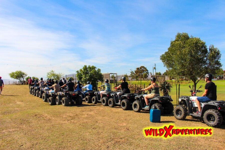 CAPE TOWN: QUAD BIKE FUN RIDE AT OSTRICH RANCH, DURBANVILLE