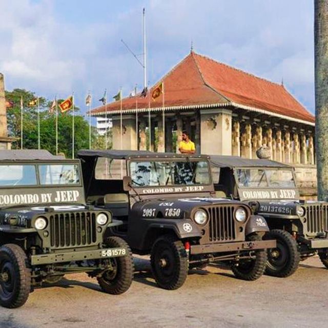 Colombo: City by World War Jeep Private Tour - Good To Know