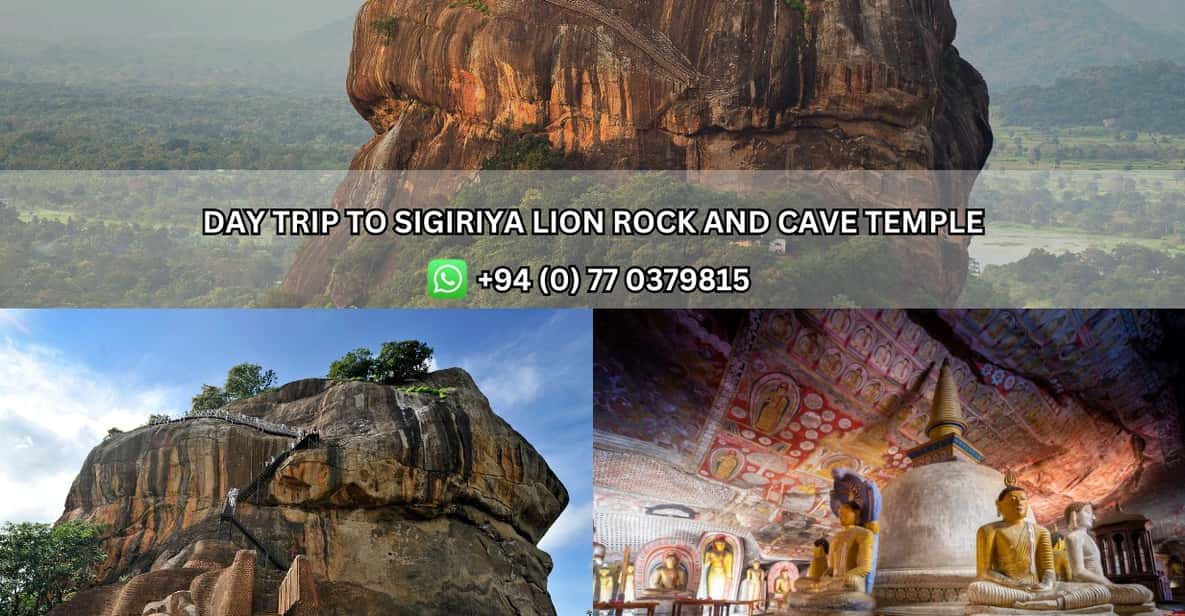 Day Tour From Kandy:Explore Sigiriya Lion Rock & Cave Temple - Itinerary Highlights