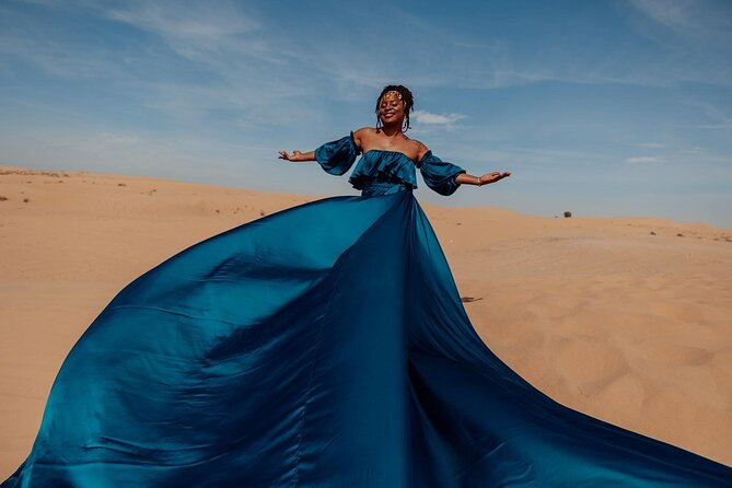 Dubai Desert Flying Dress Photoshoot - Good To Know