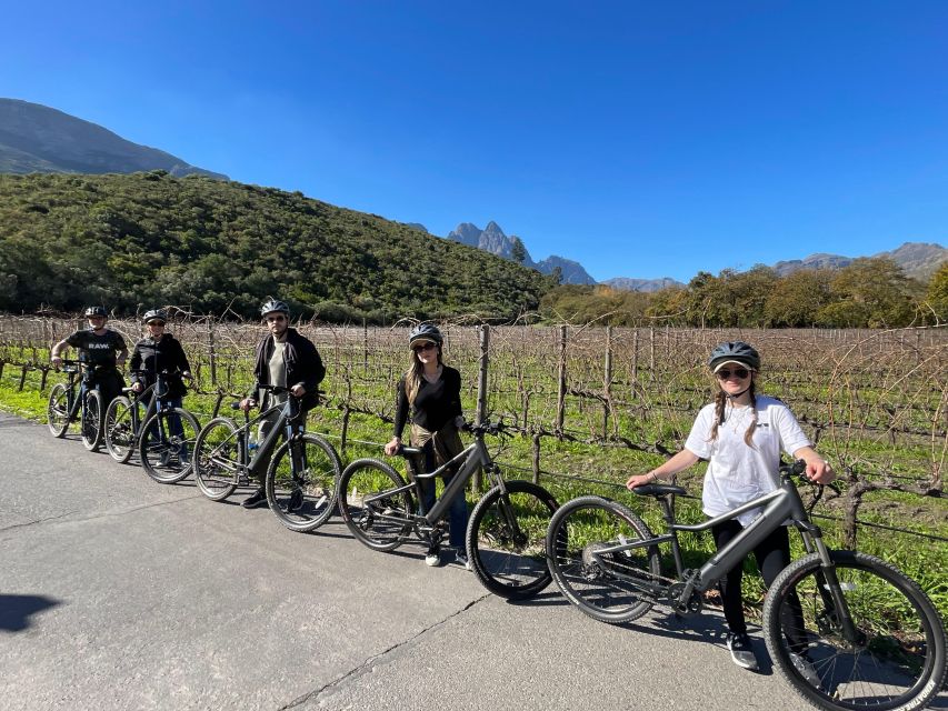 E-Bike Stellenbosch Winelands – Full Day Private Tour
