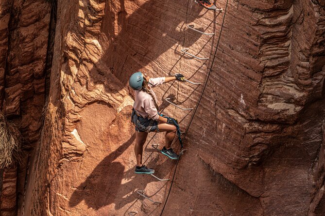 East Zion Elk Heart Cliffs Via Ferrata and Rappelling (3Hr) - Good To Know