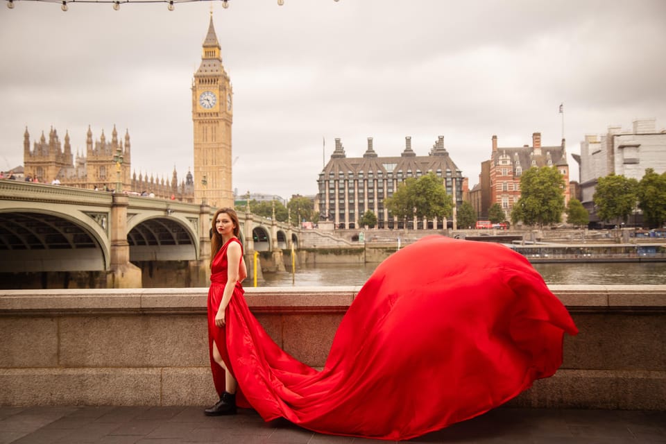 Flying Dress Professional Photoshoot With Pro Photographer - Good To Know