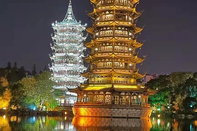 Guilin Four Lakes Night Cruise With the English Speaking Driver From Guilin Hotel - Good To Know