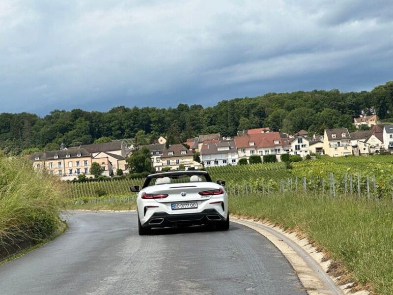 Half-Day Champagne : Convertible Sport Car Tour From Paris - Key Points