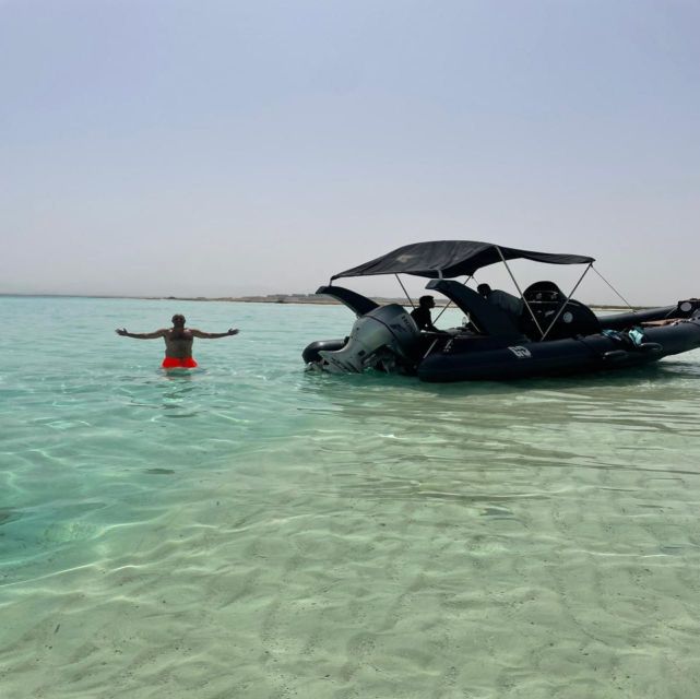 Hurghada: Safari ATV Quad & Speedboat to Orange Bay Island