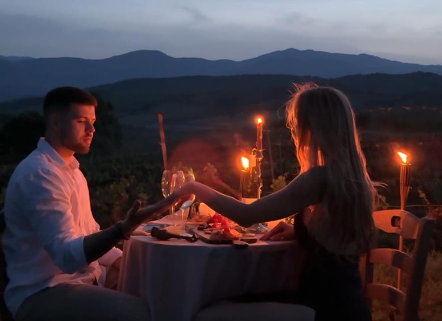 Intimate Romantic Vineyard Set up With Wine Tasting - Experience Overview