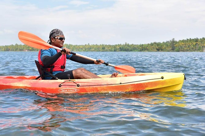 Kayaking to the Black Devil Snail Sandbar Island in Paravur Lake Near Varkala - Good To Know