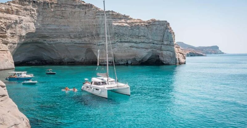 Milos: Full-Day Premium Catamaran Cruise Kleftiko & Polyegos - Good To Know