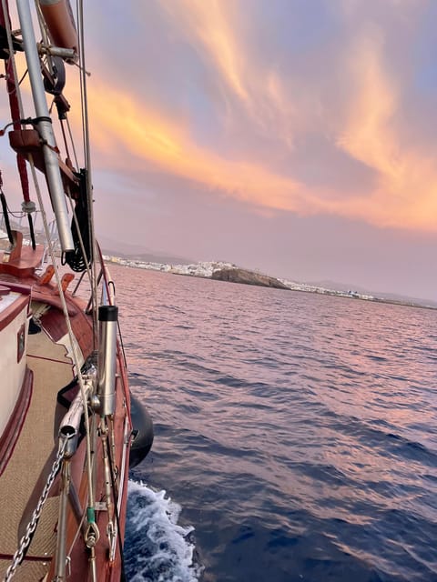 Naxos: Sunset Cruise With Wine and Snacks - Good To Know