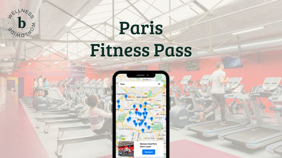 Paris: Fitness Pass With Access to Top Gyms - Key Points