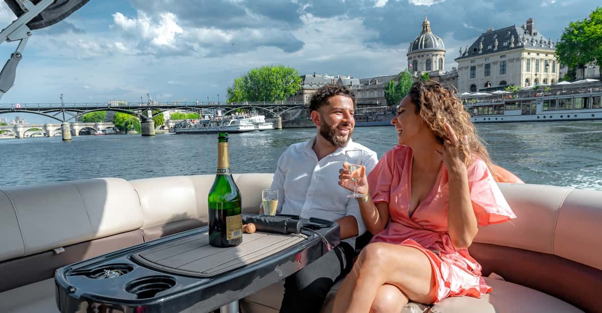 Paris: Seine River Private Guided Pontoon Boat Cruise - Key Points