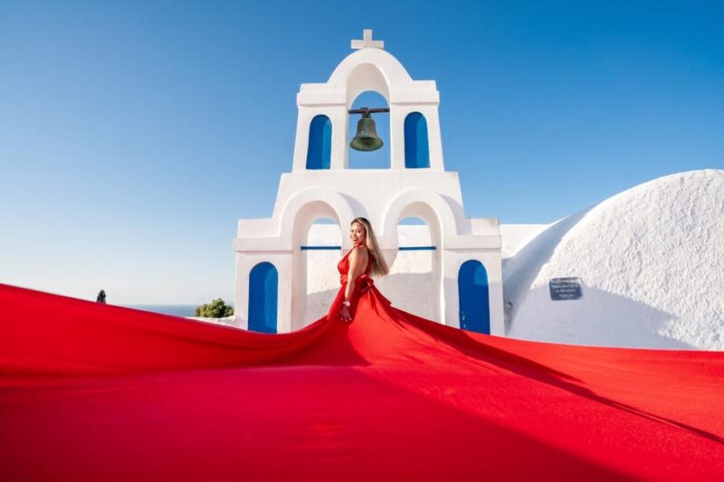 Private Flying Dress Photoshoot Santorini - Good To Know